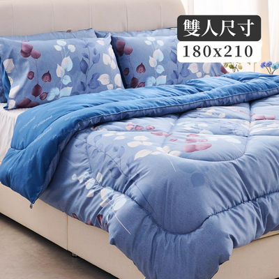 【ELVIS愛菲斯】PUROTEX益生菌(防過敏)石墨烯雙人羊毛被 葉語柔情